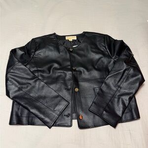 Black Leather Women's Jacket